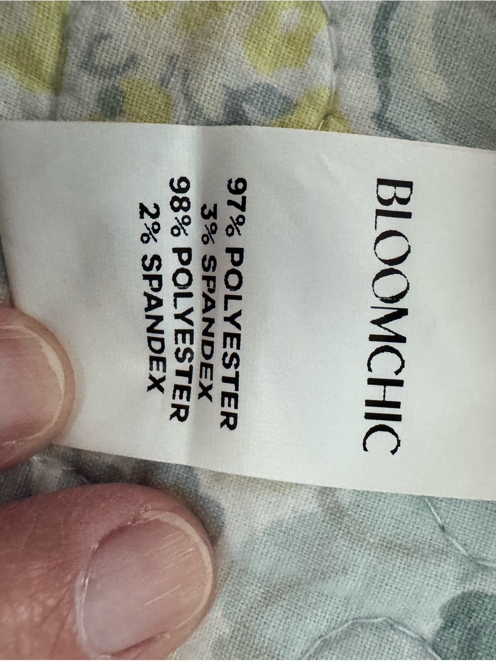 BloomChic Ivory Eyelet V‑Neck Babydoll Top - Picture 6 of 7